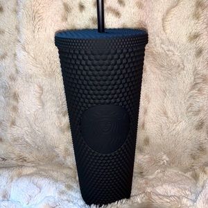 Starbucks Matte Black Soft Touch Bling Cold Cup